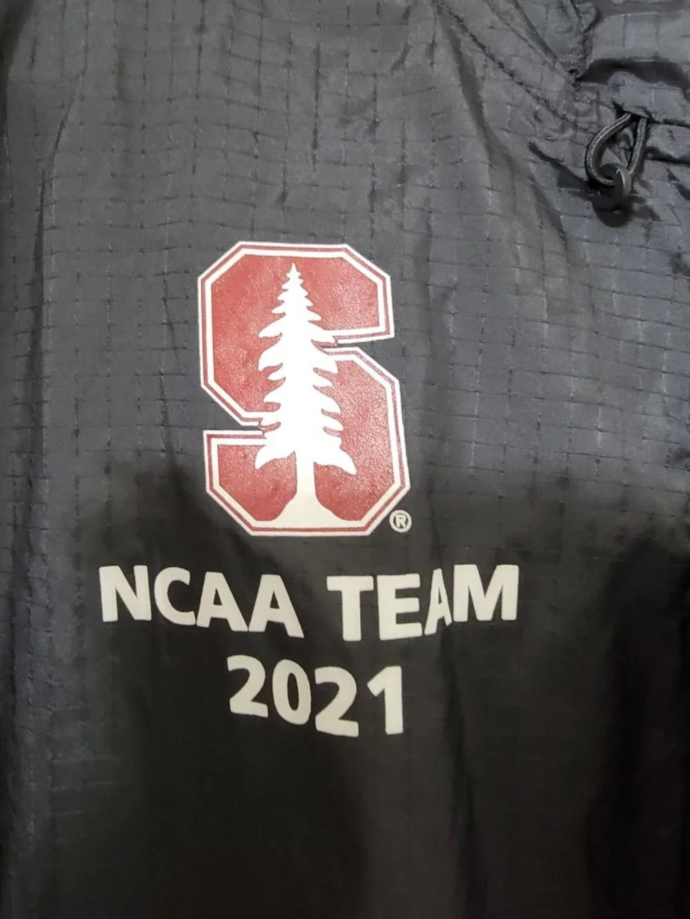 Nike Size M Stanford Cardinal Lightweight Full-Zip Windbreaker Jacket, NEW